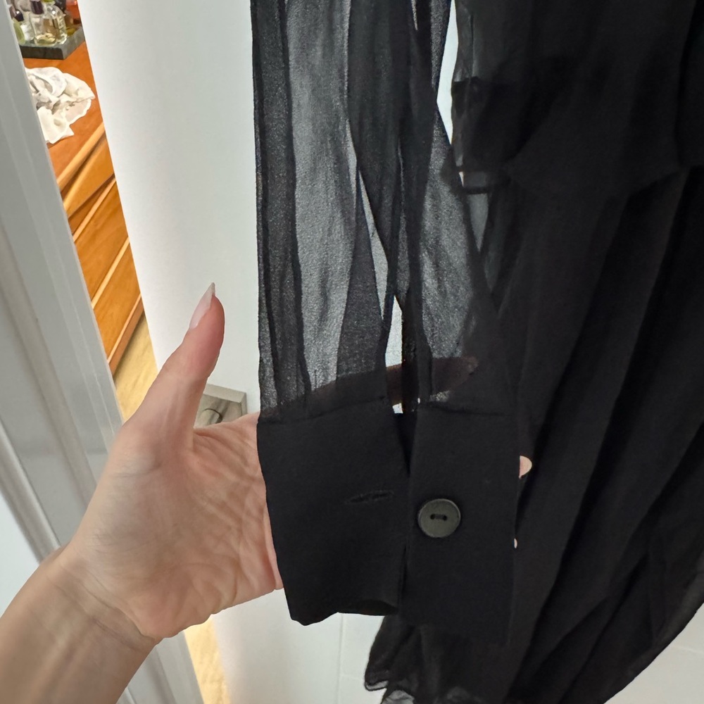 Christopher Esber Sheer Black Maxi Dress - Picture 6 of 6